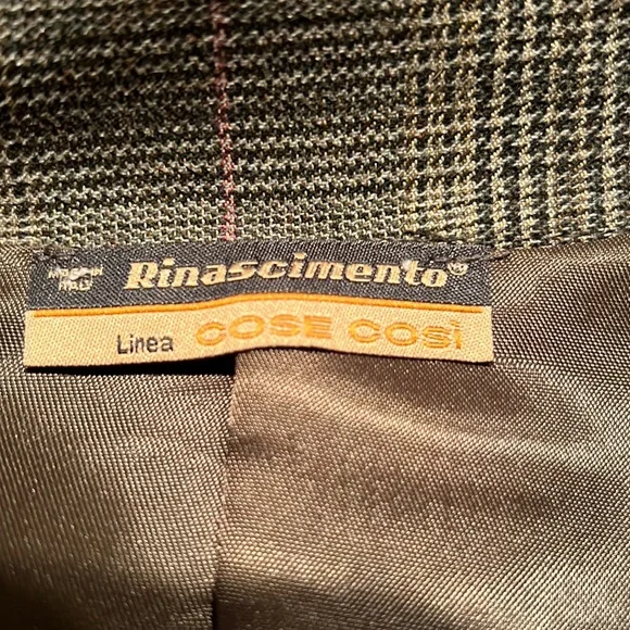 Rinascimento Italy Two Piece Set Consisting Of Skirt And Blazer 10 & 14 - Picture 13 of 16